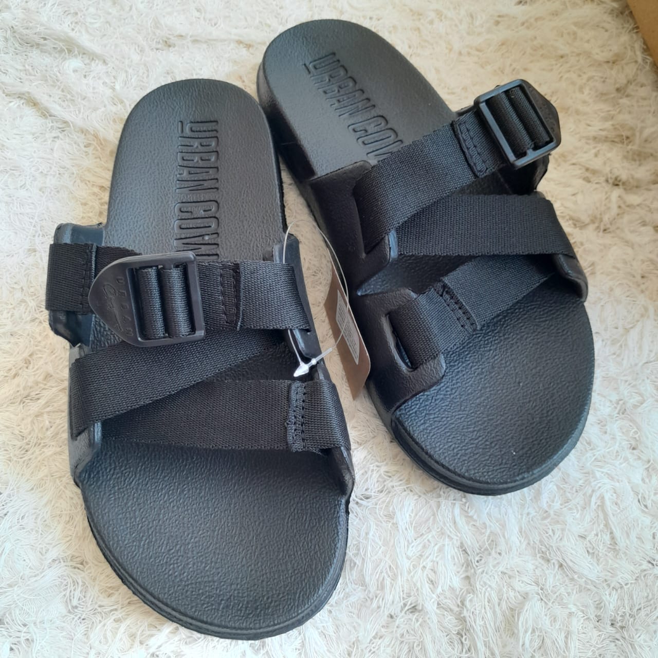 Sandalias Chanclas Confortables para Mujer Negras